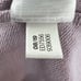 ADIDAS Purple Cotton Trefoil Logo Long Sleeve Pullover Cropped Hoodie Size M NEW