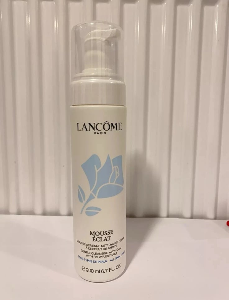Lancom Face Cleanser Mousse Eclat Gentle Cleansing Foam 200ml Face Wash - NEW
