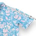 Bad Birdie Polo Shirt Blue Floral Parrot Short Sleeve Golf Stretch Men’s Size S
