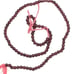 Beautiful strand of 4mm Garnet beads. 32