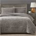 Frye Faux Fur 4 Piece comforter Queen set