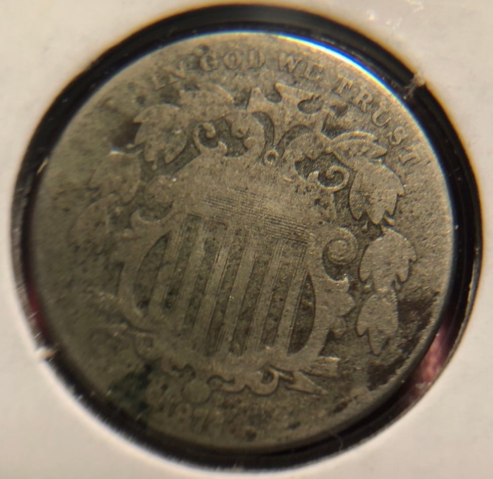 1872 Shield Nickel