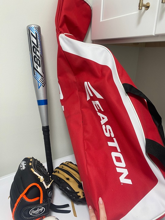 Rawlings Youth Baseball Set – 24 Bat, Two Gloves, Balls & Easton Bag