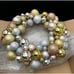 17 Illuminated Ornament Wreath by Valerie Parr Hill QVC Metallic Brand New! NIB