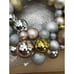 17 Illuminated Ornament Wreath by Valerie Parr Hill QVC Metallic Brand New! NIB