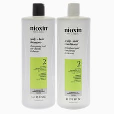 NIOXIN 2 System Shampoo & Conditioner Duo - Natural & Progressed Thinning Hair