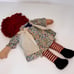 RARE Vintage ORIGINAL 1960's Knickerbocker 17” Raggedy Ann Doll Button Eyes.