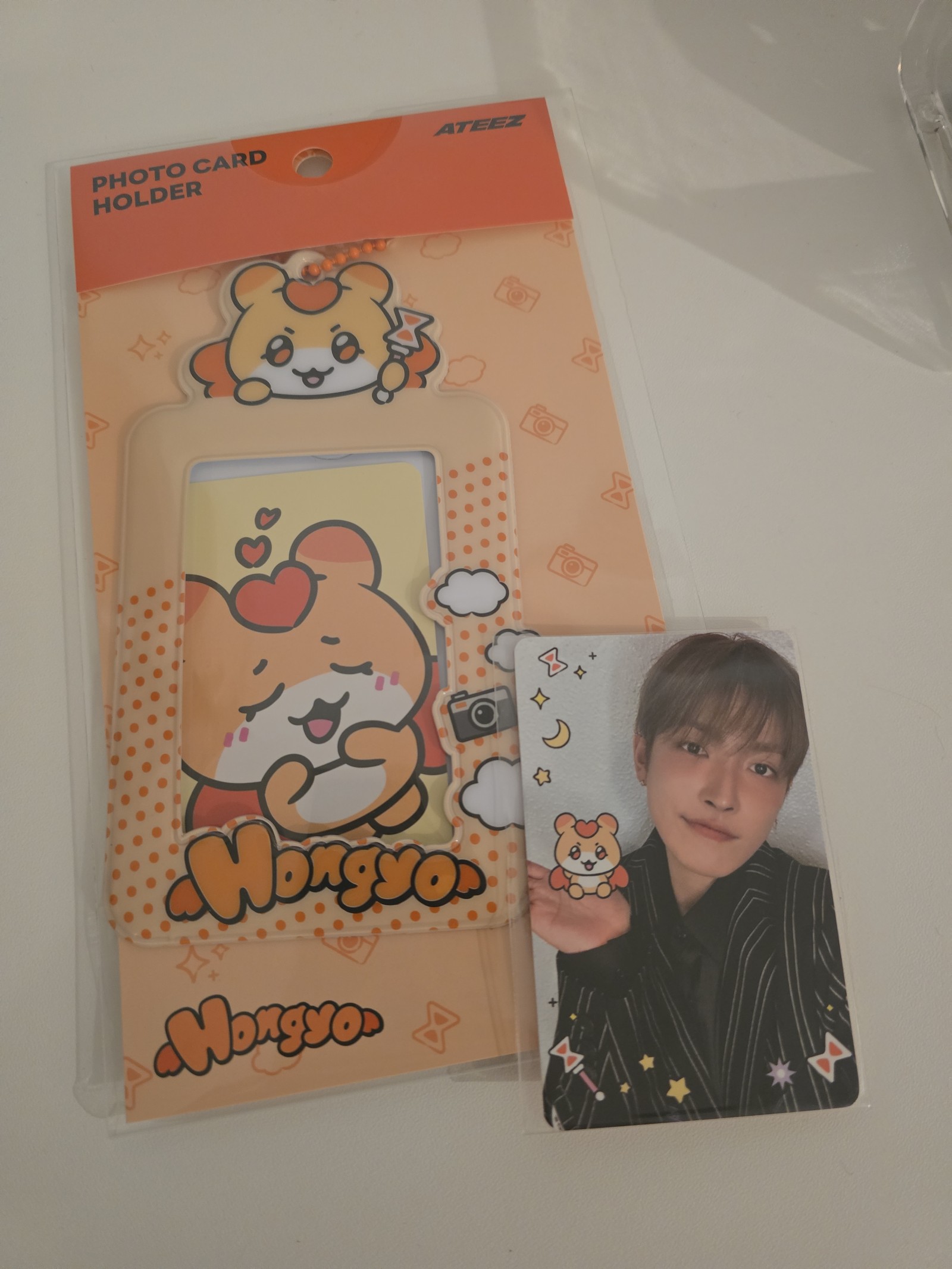 HONGJOONG HONGYO MIGHTEEZ PVC PC HOLDER WITH PHOTOCARD