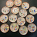 Kutani Vintage 1950s Hand Painted Geisha Eggshell Bone China 12 Cups 15 Saucers