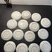 Kutani Vintage 1950s Hand Painted Geisha Eggshell Bone China 12 Cups 15 Saucers