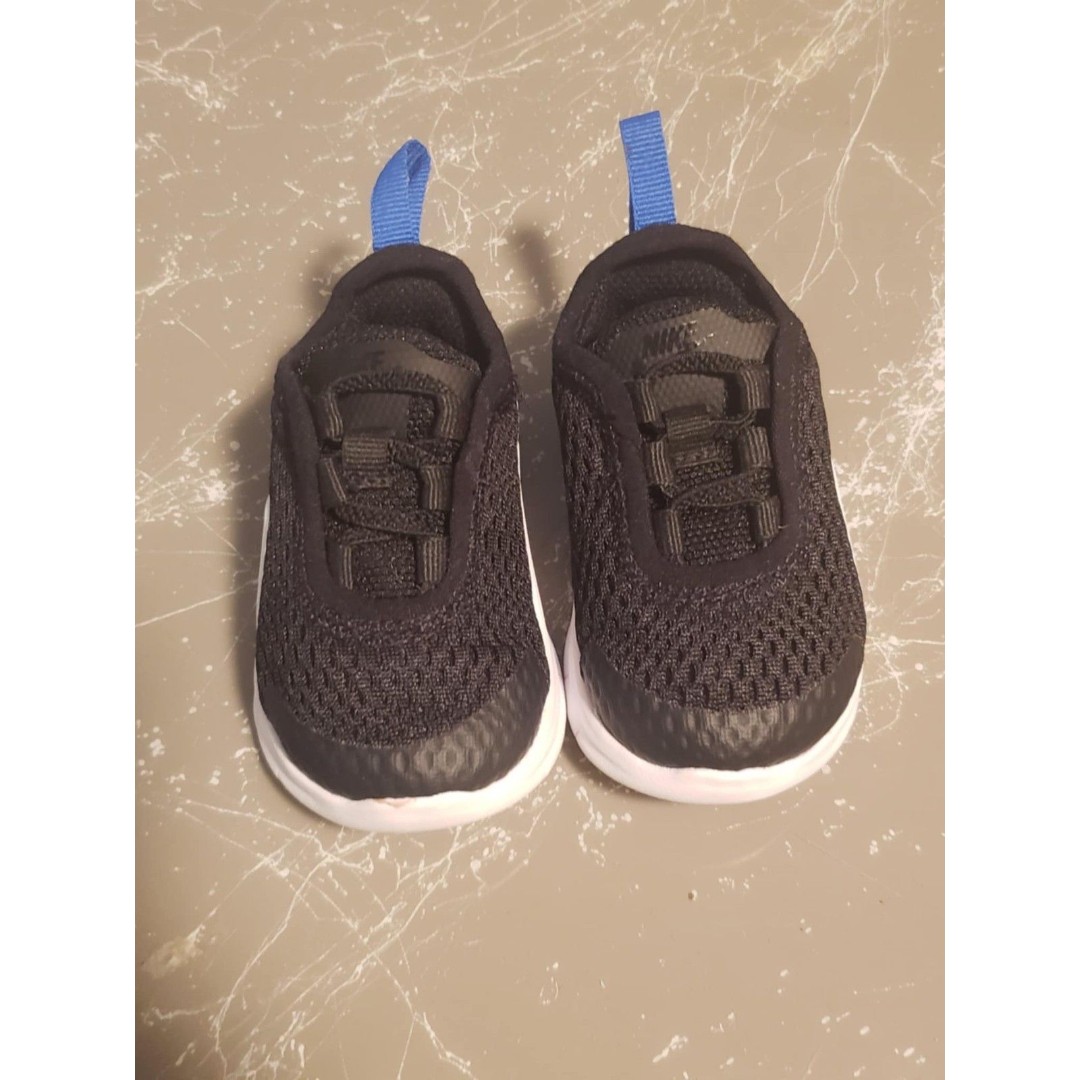 Nike Air Max AQ2744-003 Toddler Sneakers Shoes Black Blue White Size 2C NWOT