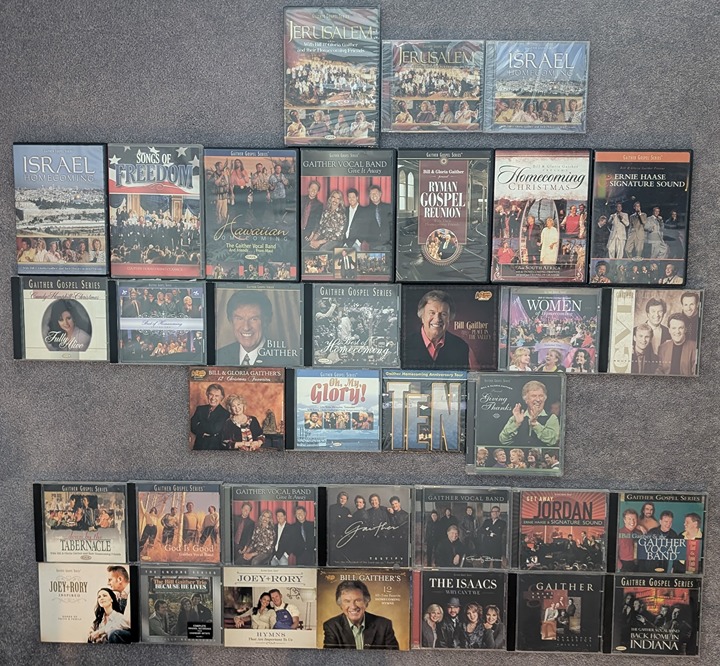 Bill and Gloria Gaither Gospel Series CD DVD Lot Vocal Band Homecoming GGS Live