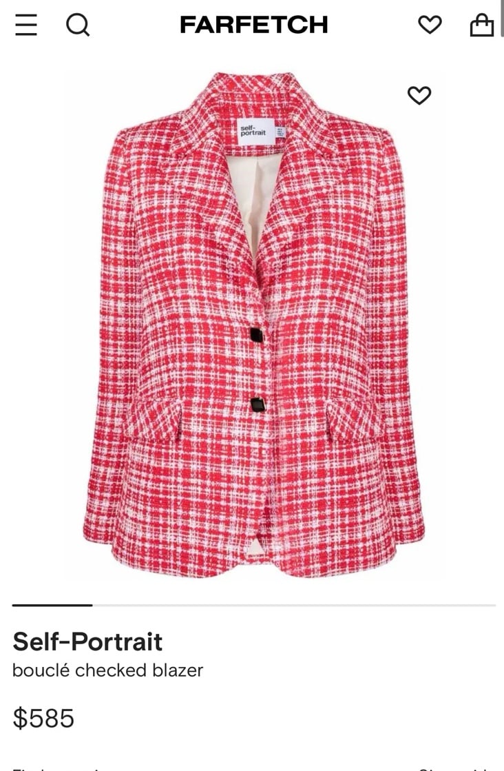 Self portrait Blazer NWT Blazer