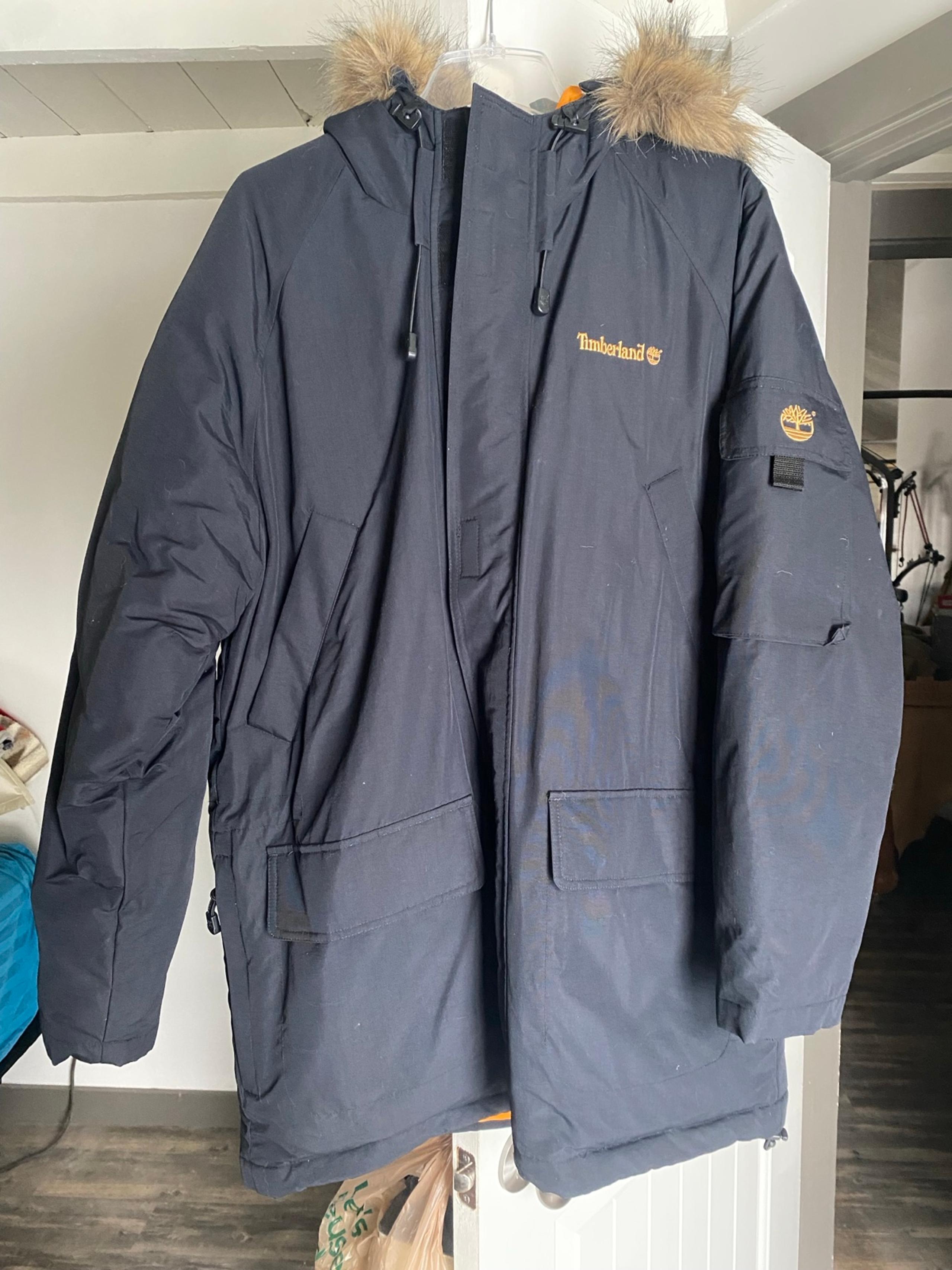 EUC Men’s Medium Timberland Weathergear Parka coat, Black