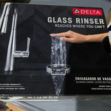 Delta Spotshield Stainless Faucet Glass Rinser