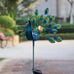 Peacock Garden Decor Outdoor Solar Lights Pathway Stake Metal Lights Garden Deco