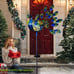Peacock Garden Decor Outdoor Solar Lights Pathway Stake Metal Lights Garden Deco