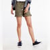 L. L. Bean Comfort Cotton/TENCEL 6 Tab Roll Shorts Sz. L Dusty Olive Green NEW