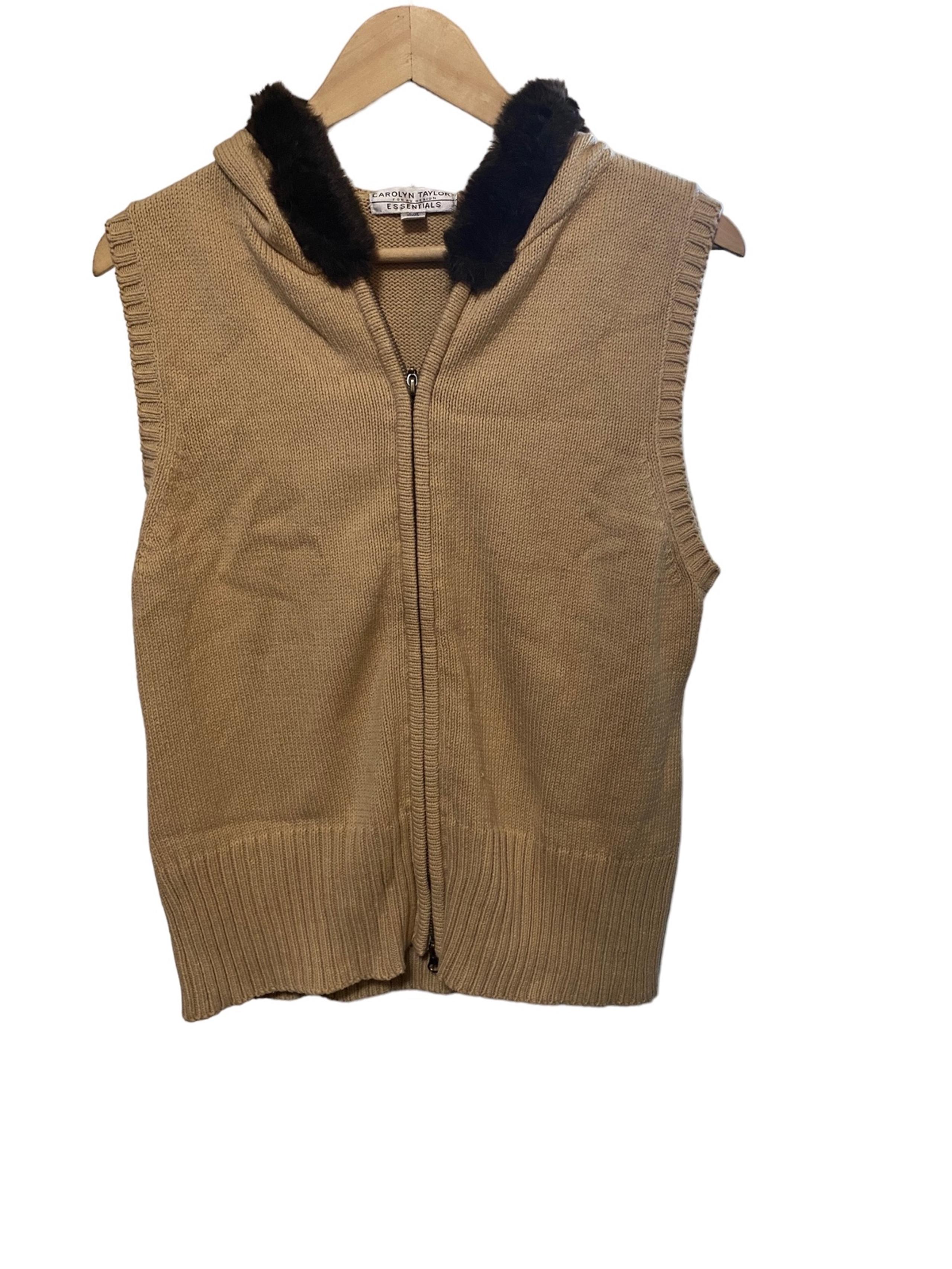 Carolyn Taylor Sleeveless sweater L
