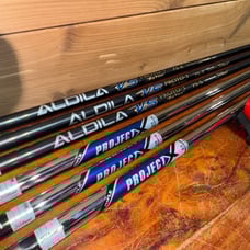 6 DEMO Titleist Cobra Rifle Project X ALDILA Proto-T Golf Shafts w/ Adapters LOT