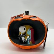 Nightmare before Christmas light up Jack and Sally pumpkin decor