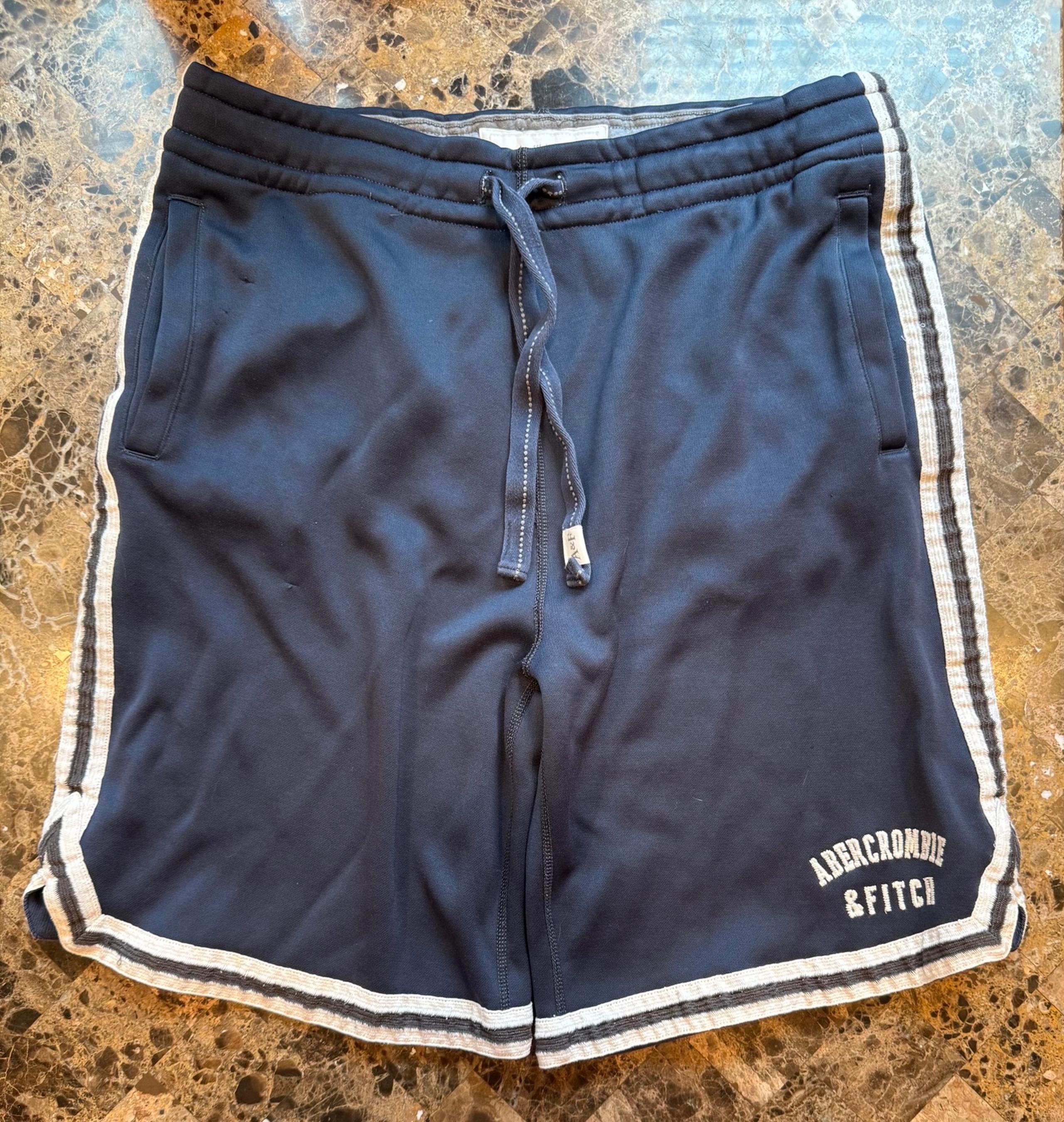 Vintage Abercrombie & Fitch Sweat Shorts Mens M Baggy Gym Athletic Y2K Preppy