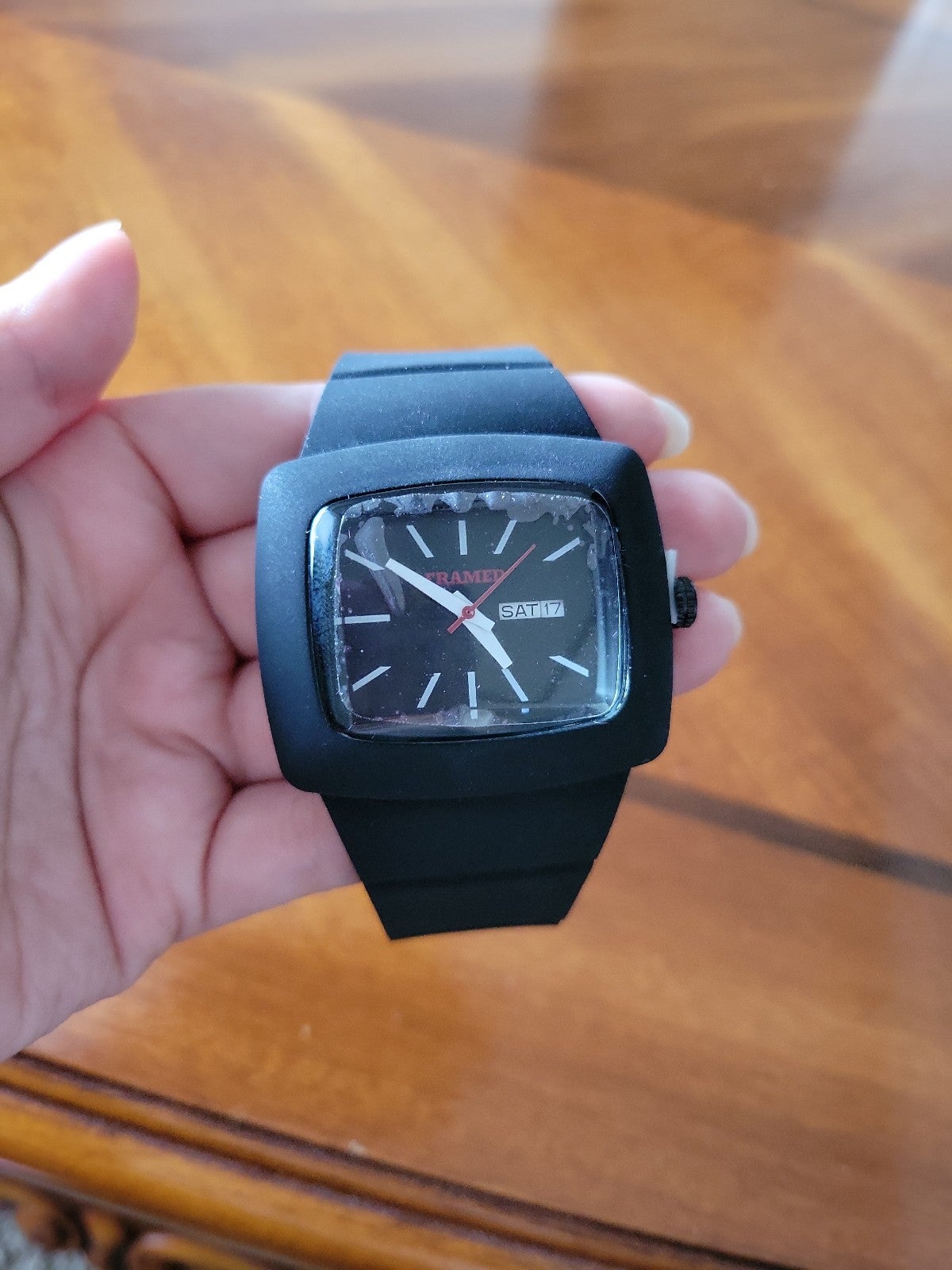 Brand new with plastic covers Watch Framed