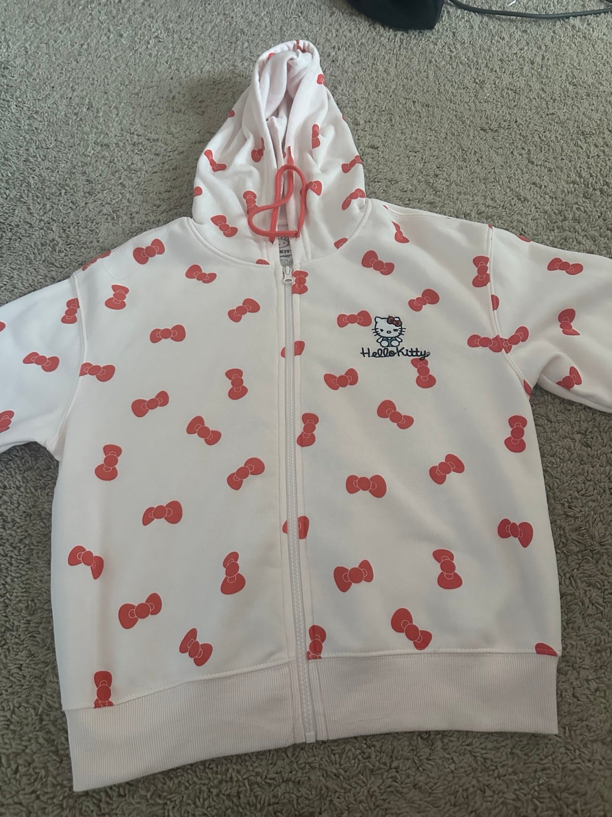 hello kitty zip up jacket