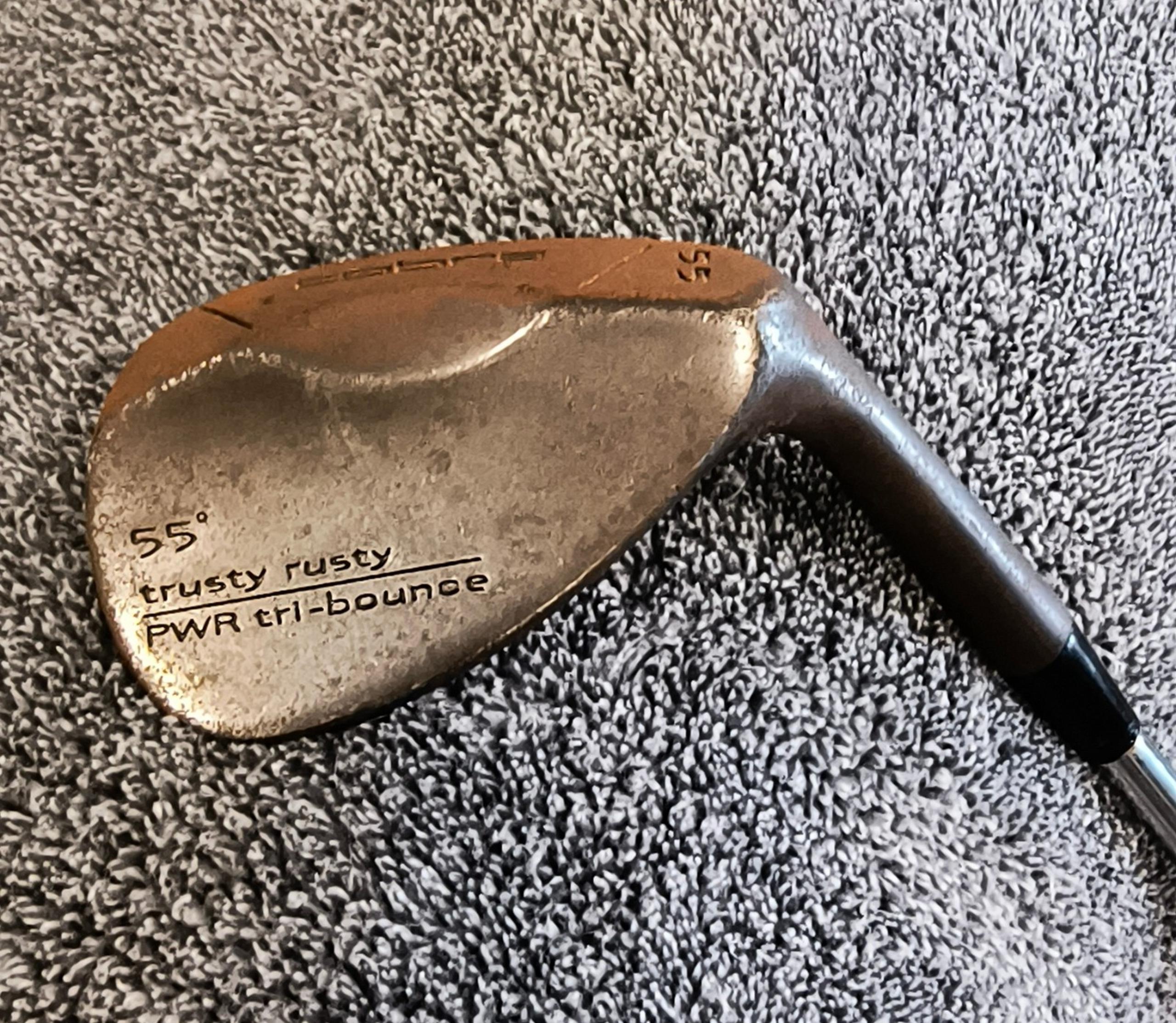 Cobra Trusty Rusty 55° Wedge. New grip.