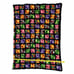 Granny Square Afghan Throw Rosanne Blanket Crochet Handmade Vintage 42x60