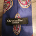 vintage christian dior Silk neck tie