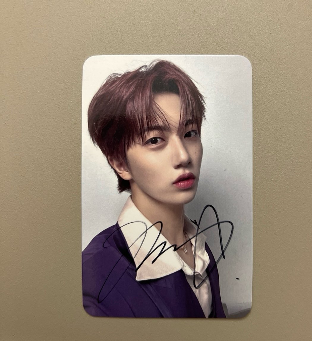 Sun Seeker Cravity Wonjin sign card