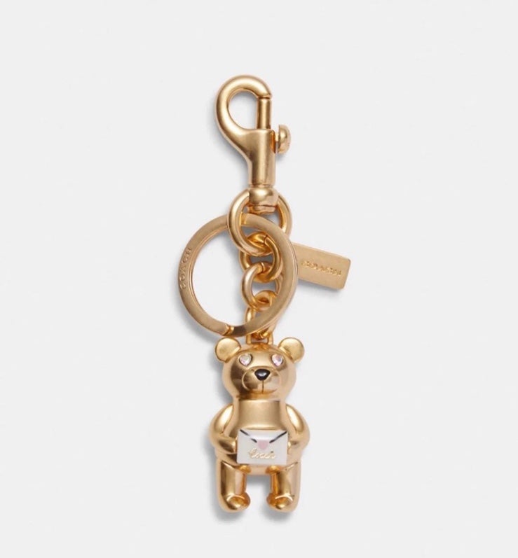 Coach Valentine's Day Bear Bag Charm