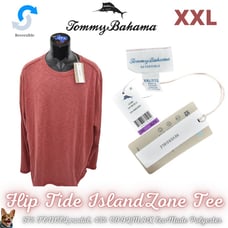 Tommy Bahama XXL Red Men Flip Tide Islan
