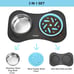 Slow Feeder Dog Bowls 3 in 1 Stainless Steel Food and Water Bowls.
