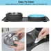 Slow Feeder Dog Bowls 3 in 1 Stainless Steel Food and Water Bowls.