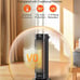 24 space Heater 1500w Portable Electric Heater With Thermostat Remote 3 Modes