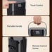 24 space Heater 1500w Portable Electric Heater With Thermostat Remote 3 Modes