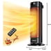 24 space Heater 1500w Portable Electric Heater With Thermostat Remote 3 Modes