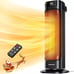 24 space Heater 1500w Portable Electric Heater With Thermostat Remote 3 Modes