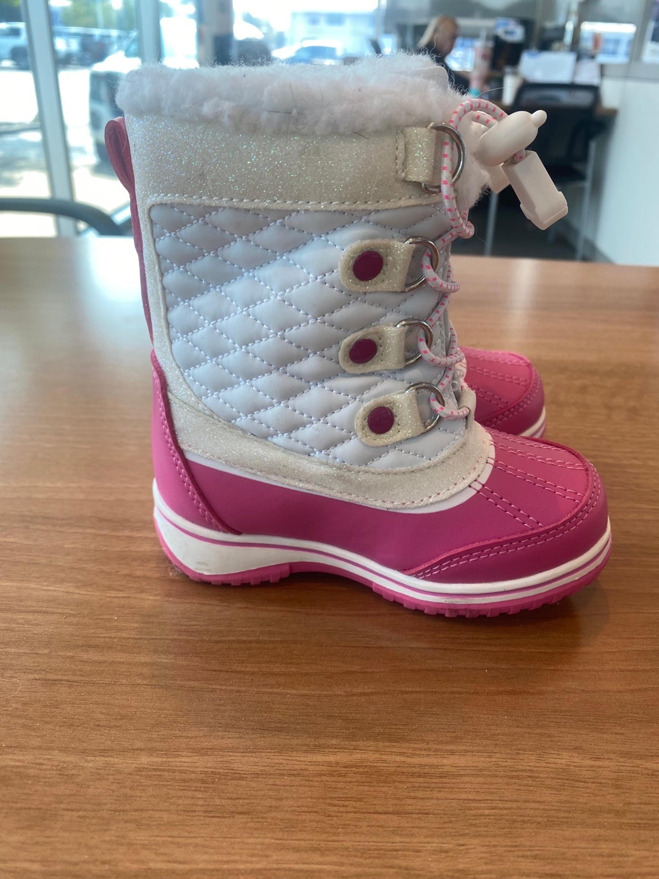 Totes Pink Snow Boots