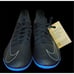 Nike Superfly 9 Club FG/MG Black Blue Soccer Cleats DJ5961-040 Mens 8.5