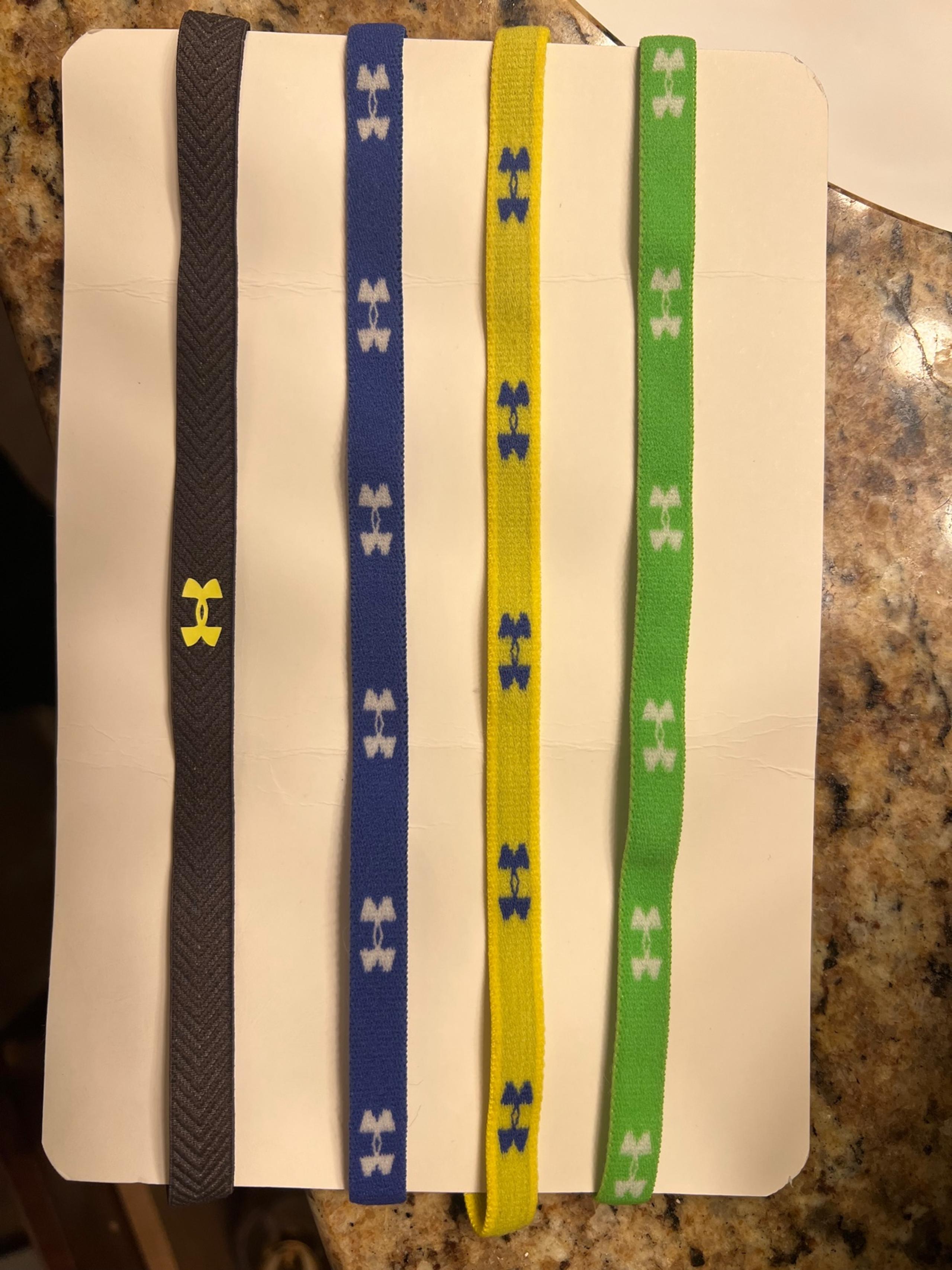 4 under armour headbands, never used