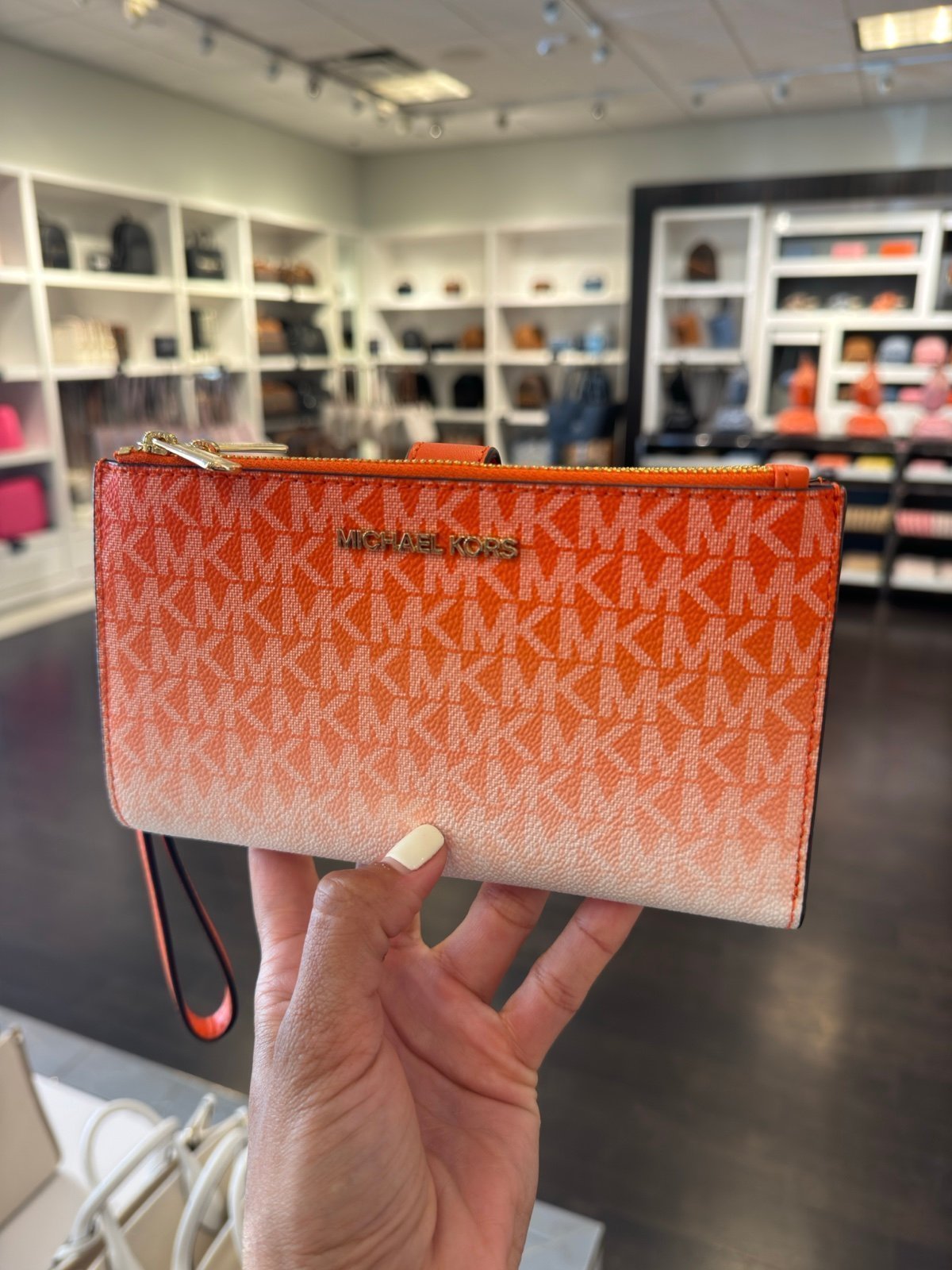 michael michael kors large smartphone wristlet