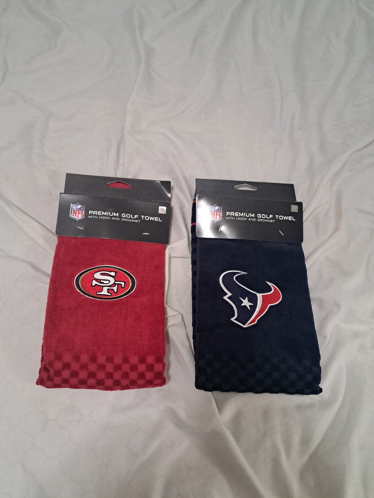 Officially licensed premium golf towels