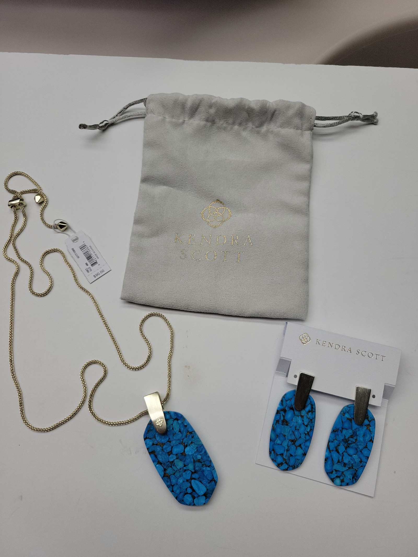 Kendra Scott necklace earring set NEW with tags
