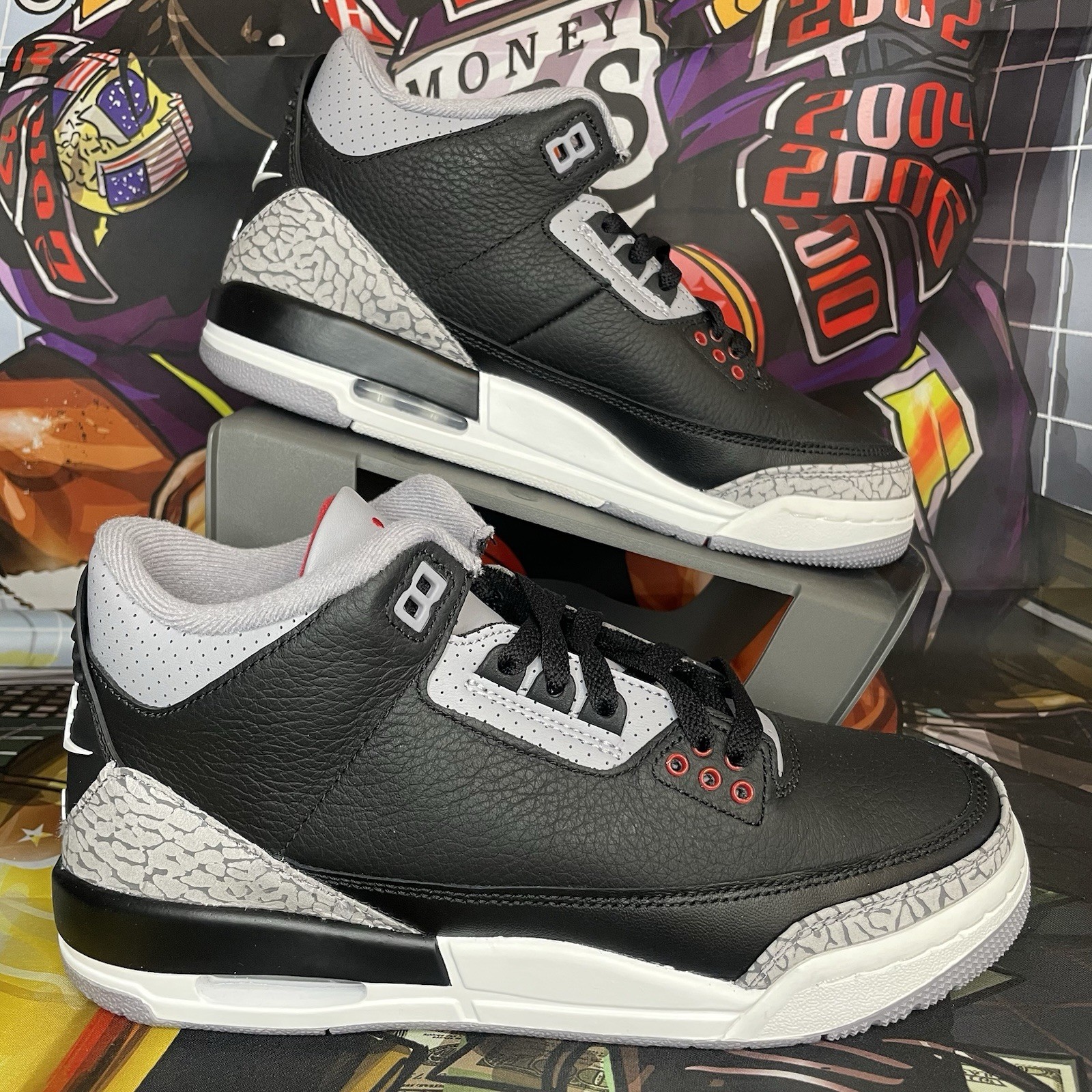 Size 6.5Y - Jordan 3 Retro Black Cement Reimagined (GS) DM0967-010