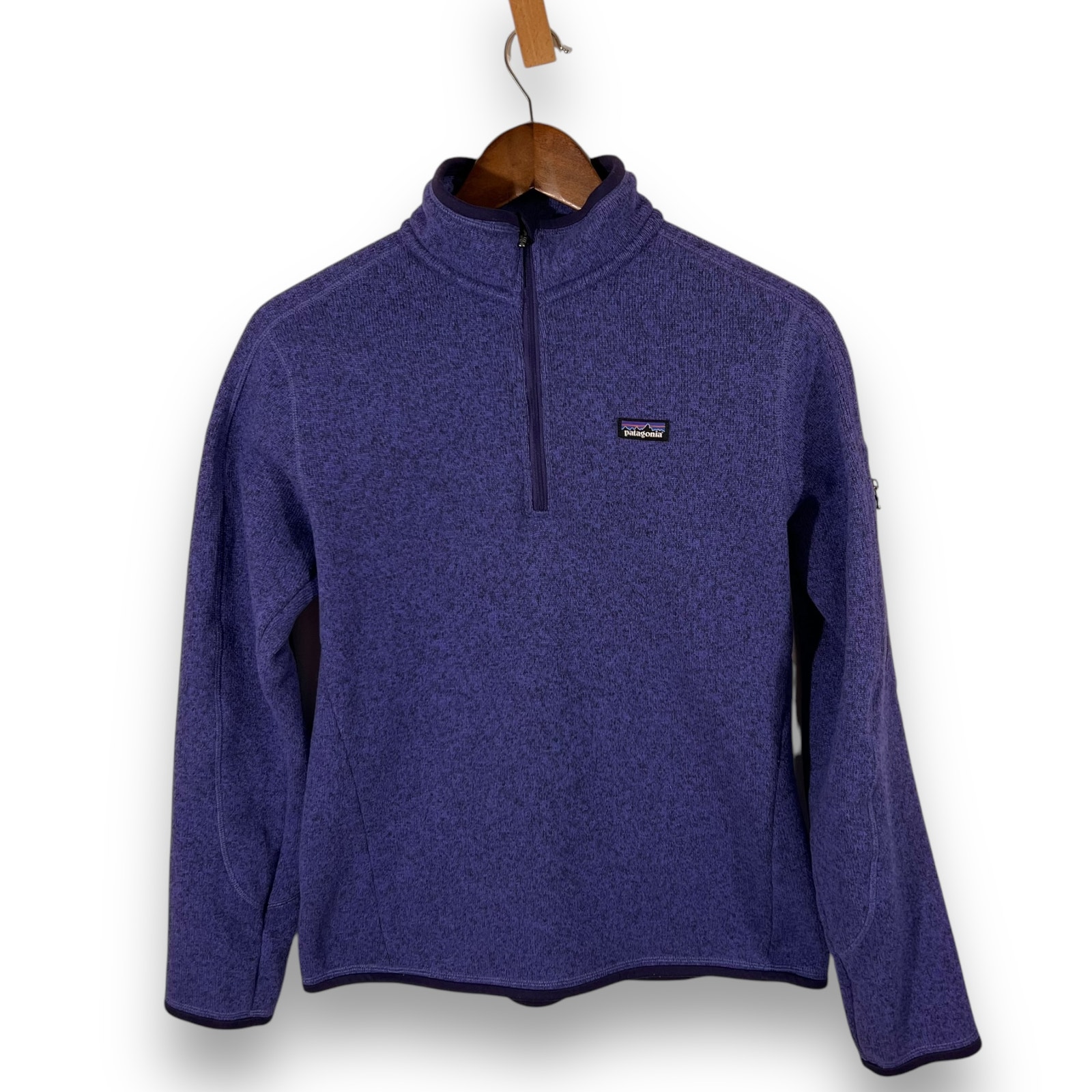 Patagonia Better Sweater Women's Medium Purple 1/4 Zip Fleece Pullover 25616
