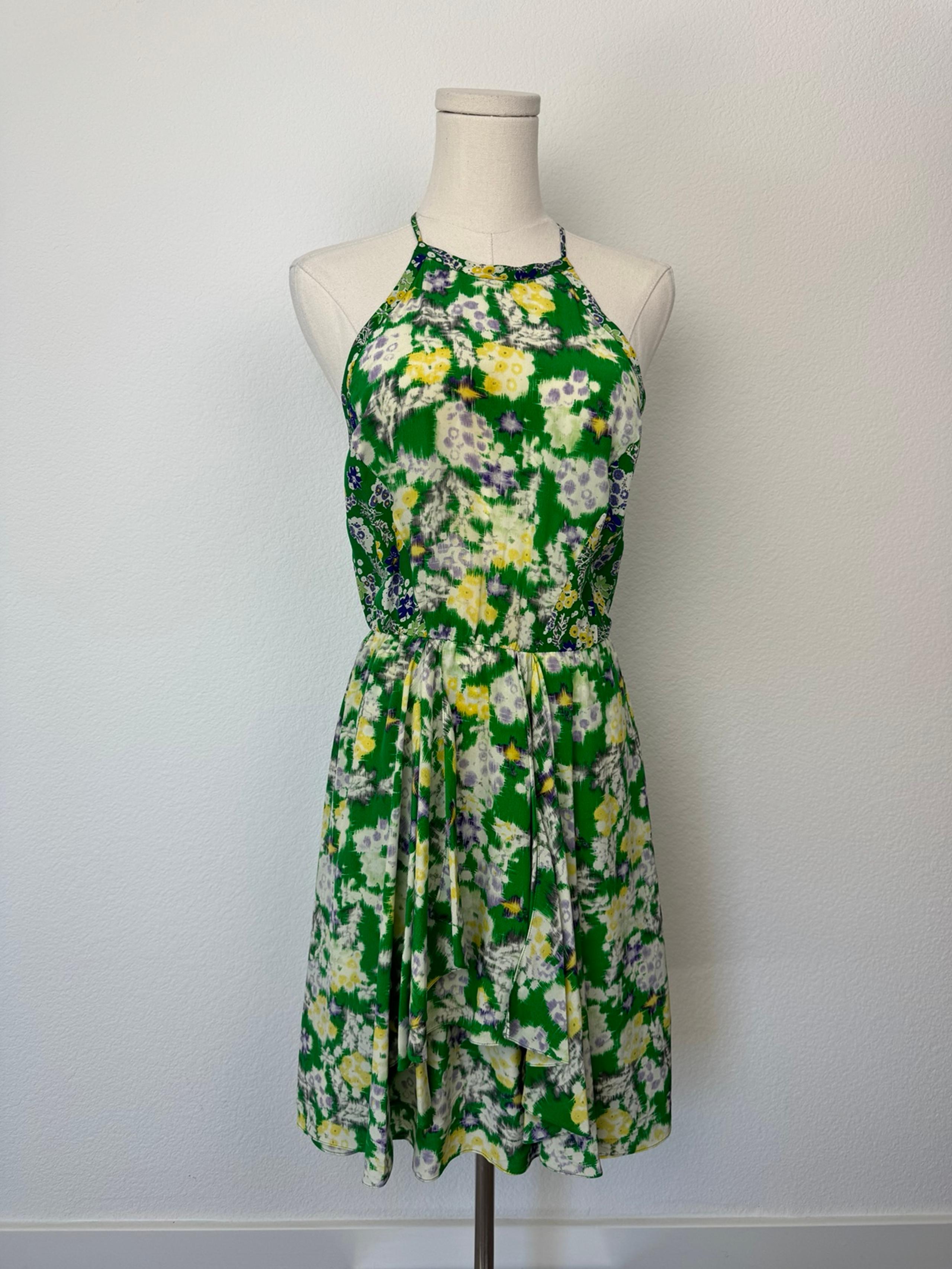 Rebecca Taylor Silk Green Dress size 2