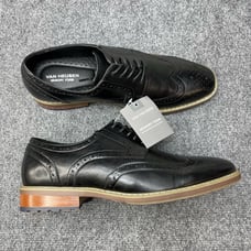 Van Heusen Mens Dress Shoes Gino Size 10.5 M Black Memory Foam